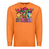Carrot Hello summer Gnome Premium Sweatshirt - CowhideDigitalArt