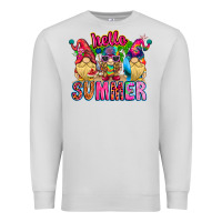 Dove Grey Hello summer Gnome Premium Sweatshirt - CowhideDigitalArt