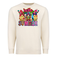 Sandshell Hello summer Gnome Premium Sweatshirt - CowhideDigitalArt