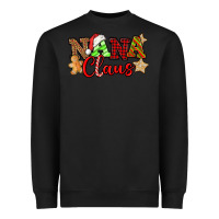 Black Nana Claus Christmas Lights And Gifts mother's day Heavyweight Sweatshirt - HowdyJamesFarm