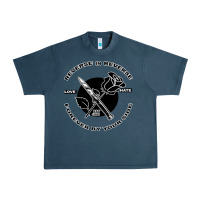 Midnight Navy Reverse ın Reverse Love Hate Forever By Your Sıde Urban Heavy Tee - Bettercallsaul
