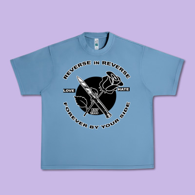 Reverse ın Reverse Love Hate Forever By Your Sıde Urban Heavy Tee Designed By Bettercallsaul