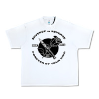 White Reverse ın Reverse Love Hate Forever By Your Sıde Urban Heavy Tee - Bettercallsaul