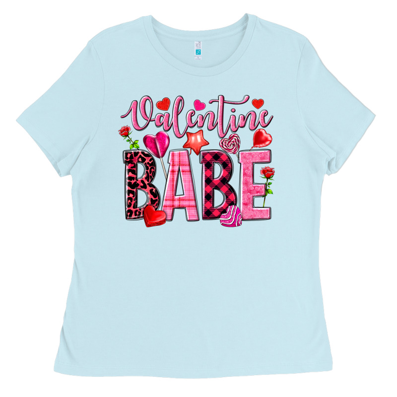 Valentine Babe Ladies Tee by NancyCooperArtShop | Teevron
