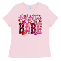 Bubblegum Pink valentine babe Ladies Tee - NancyCooperArtShop