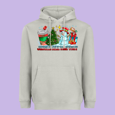 Jingle All The Way Heavyweight Hoodie Designed By Cowhidedigitalart