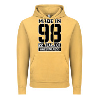 Vintage Mustard Made in 98 22 Years Of Awesomeness Vintage Hoodie - Bettercallsaul