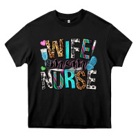 Black wife mom nurse Heavy Core Tee - NancyCooperArtShop
