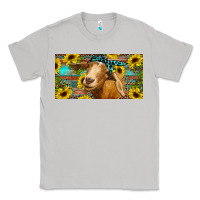 Moon Dust Goat with sunflowers and leopard Classic Tee - RanaPortraitStore