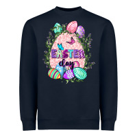 Navy Easter Day Heavyweight Sweatshirt - CowGirlArtShop