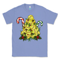 Colony Blue Lightning Softball Christmas Tree Classic Tee - RanaPortraitStore
