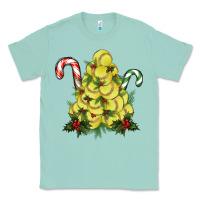 Seafoam Lightning Softball Christmas Tree Classic Tee - RanaPortraitStore