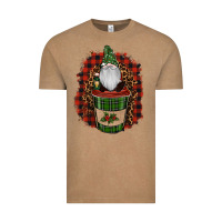 Vintage Coffee gnomes with coffee christmas Vintage Tee - RanaPortraitStore
