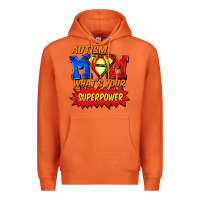 Carrot Autism mom what's your superpower Mother's Day Premium Hoodie - FaDigitalArtStudio