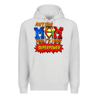 Dove Grey Autism mom what's your superpower Mother's Day Premium Hoodie - FaDigitalArtStudio