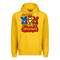 Lemon Autism mom what's your superpower Mother's Day Premium Hoodie - FaDigitalArtStudio
