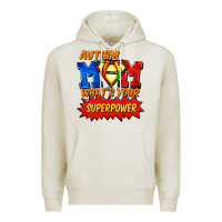Oatmeal Heather Autism mom what's your superpower Mother's Day Premium Hoodie - FaDigitalArtStudio