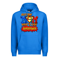 True Royal Autism mom what's your superpower Mother's Day Premium Hoodie - FaDigitalArtStudio