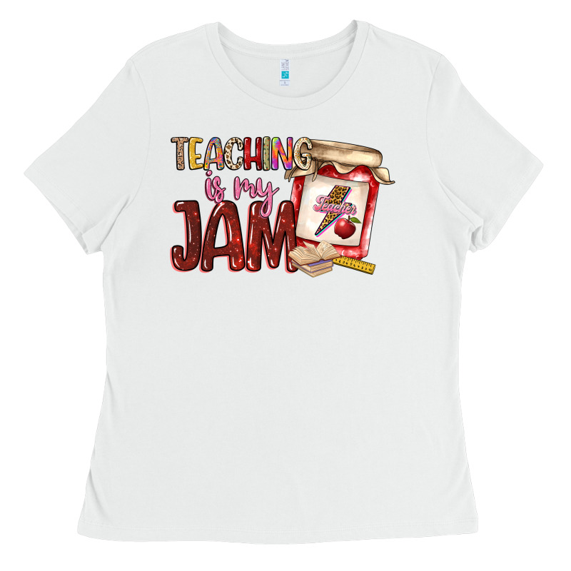 Teaching Is My Jam Ladies Tee by NancyCooperArtShop | Teevron