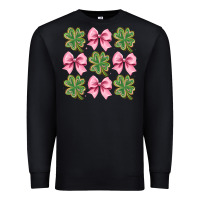 Black clover bow Premium Sweatshirt - CowhideDigitalArt