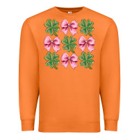 Carrot clover bow Premium Sweatshirt - CowhideDigitalArt