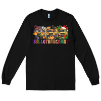 Black hallothanksmas Long Sleeve Tee - texasbilliewilder