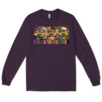 Plum hallothanksmas Long Sleeve Tee - texasbilliewilder