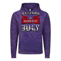 Cloud Purple Legends are born in July Vintage Hoodie - Bettercallsaul