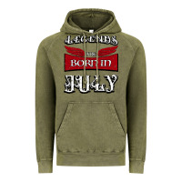 Vintage Olive Legends are born in July Vintage Hoodie - Bettercallsaul