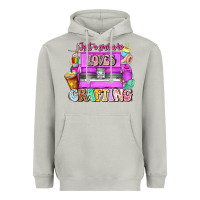 Moon Dust Just A Girl Who Loves Crafting Heavyweight Hoodie - CowhideDigitalArt