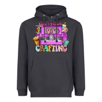 Smoke Just A Girl Who Loves Crafting Heavyweight Hoodie - CowhideDigitalArt