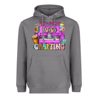 Just A Girl Who Loves Crafting Heavyweight Hoodie | Teevron