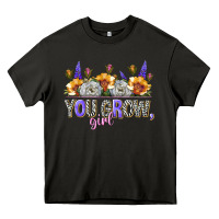 Asphalt you grow girl Heavy Core Tee - NancyCooperArtShop