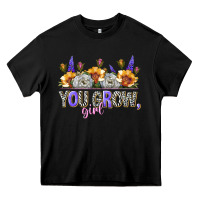 Black you grow girl Heavy Core Tee - NancyCooperArtShop