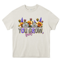 Cream you grow girl Heavy Core Tee - NancyCooperArtShop