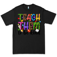 Black teach them to be kind Premium Tee - NancyCooperArtShop