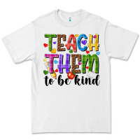 White teach them to be kind Premium Tee - NancyCooperArtShop