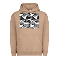 Pigment Burro black and white camouflage background Urban Hoodie - Artiststas