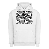 Pigment Lunar Rock black and white camouflage background Urban Hoodie - Artiststas