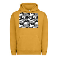 Pigment Peanut Butter black and white camouflage background Urban Hoodie - Artiststas