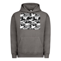 Pigment Tornado black and white camouflage background Urban Hoodie - Artiststas