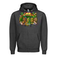 Charcoal Heather lucky nurse Zipper Hoodie - FaDigitalArtStudio