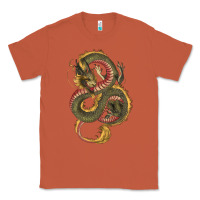 Copper green and yellow dragon Classic Tee - RanaPortraitStore