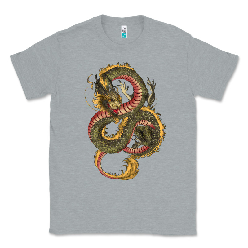 Green And Yellow Dragon Classic Tee by RanaPortraitStore | Teevron