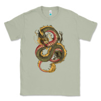 Matcha green and yellow dragon Classic Tee - RanaPortraitStore