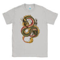 Moon Dust green and yellow dragon Classic Tee - RanaPortraitStore