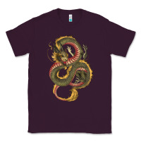 Plum green and yellow dragon Classic Tee - RanaPortraitStore