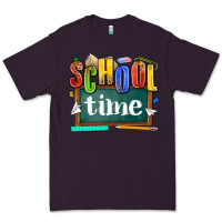 Plum school time Premium Tee - NancyCooperArtShop