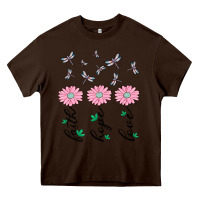 Chocolate Brown faith hope love Heavy Core Tee - MaliasSmallBusiness