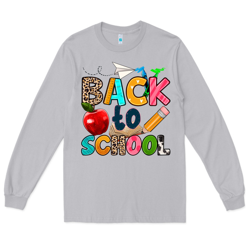 Back To School Long Sleeve Tee by texasbilliewilder | Teevron